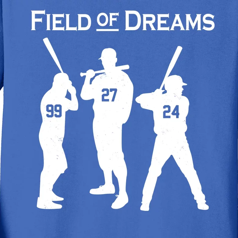 Field of Dreams Baseball Kids Long Sleeve Shirt