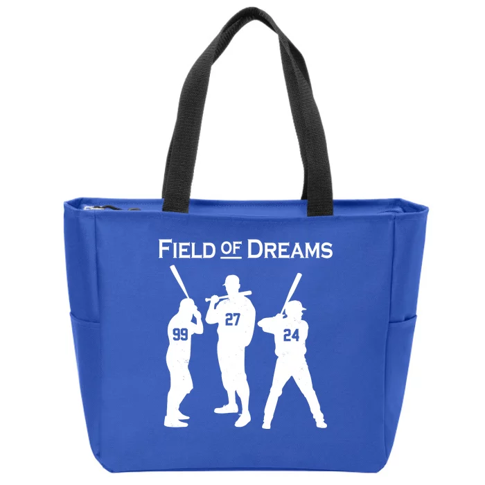 Field of Dreams Baseball Zip Tote Bag