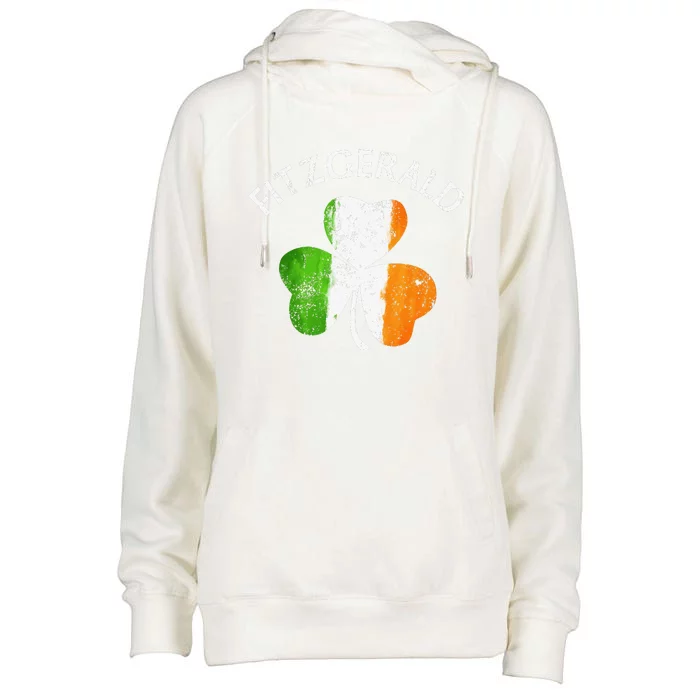 Fitzgerald Irish Family Name Womens Funnel Neck Pullover Hood