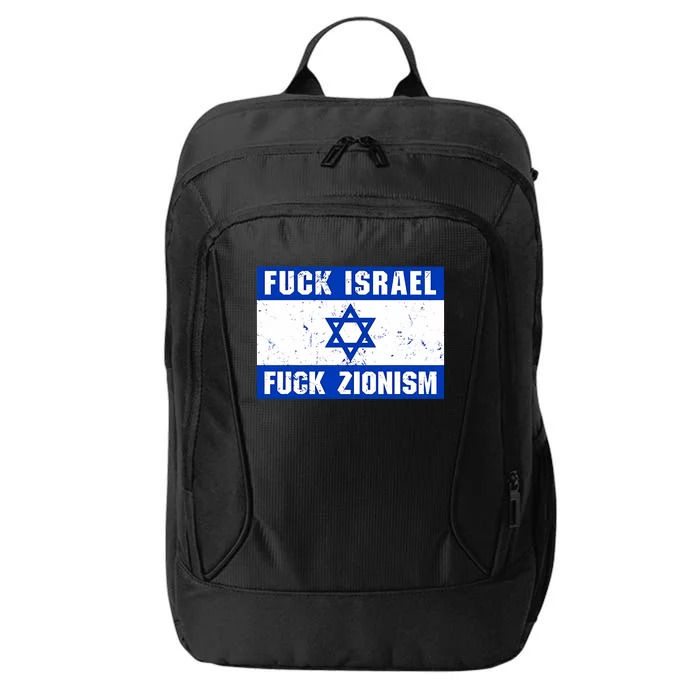 Fuck Israel Fuck Zionism City Backpack