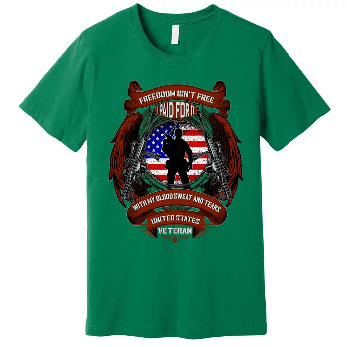 Freedom Isn't Free I Paid For It United States Veteran Premium T-Shirt