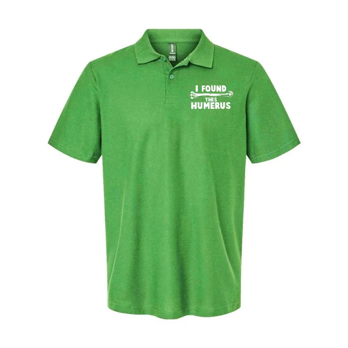 Funny I Found This Humerus Softstyle Adult Sport Polo