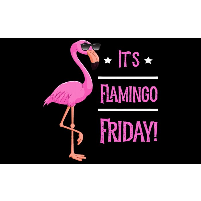 Flamingo It’S Flamingo Friday Birds Wearing Glasses Bumper Sticker