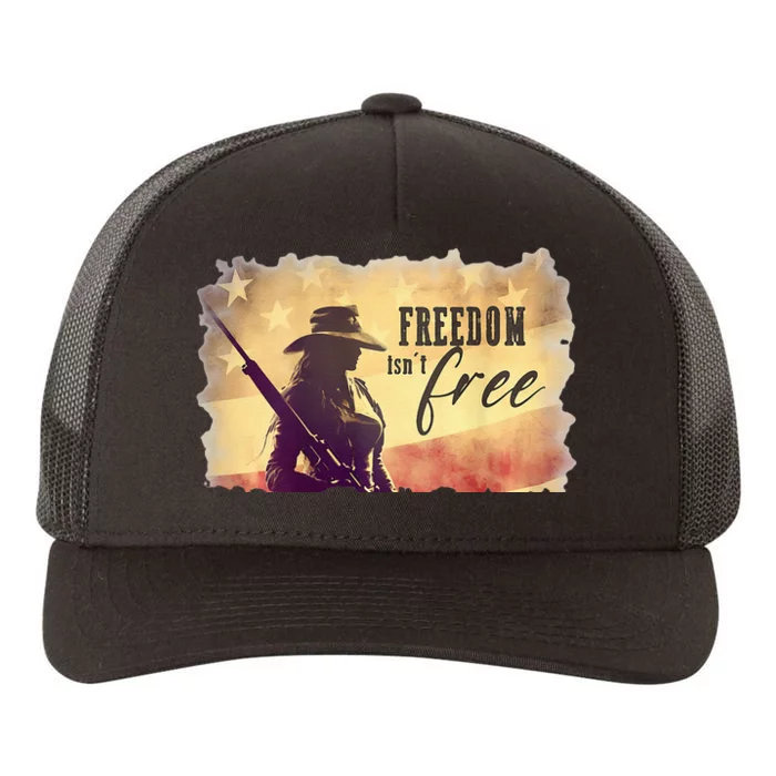 Freedom Isnt Free Yupoong Adult 5-Panel Trucker Hat