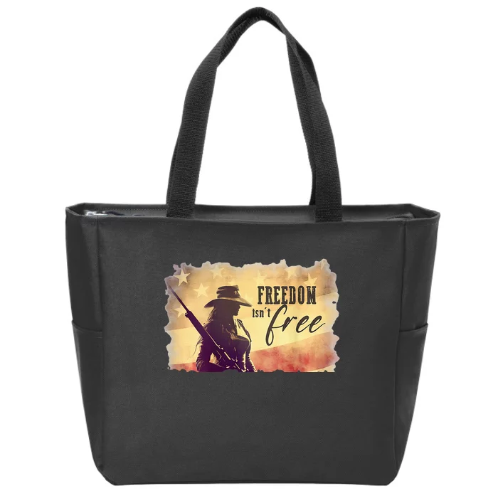 Freedom Isnt Free Zip Tote Bag