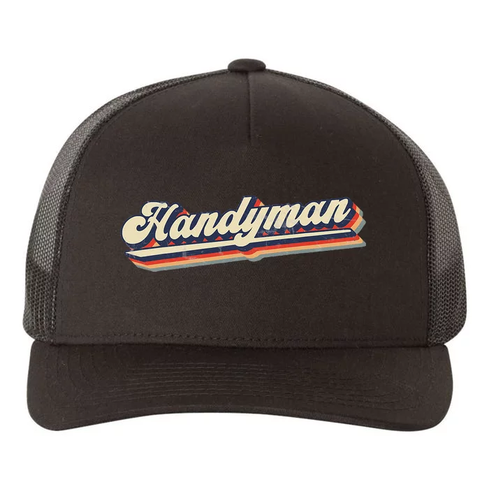 Funny I Fix Things & Handyman Yupoong Adult 5-Panel Trucker Hat