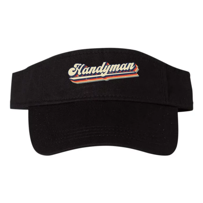 Funny I Fix Things & Handyman Valucap Bio-Washed Visor