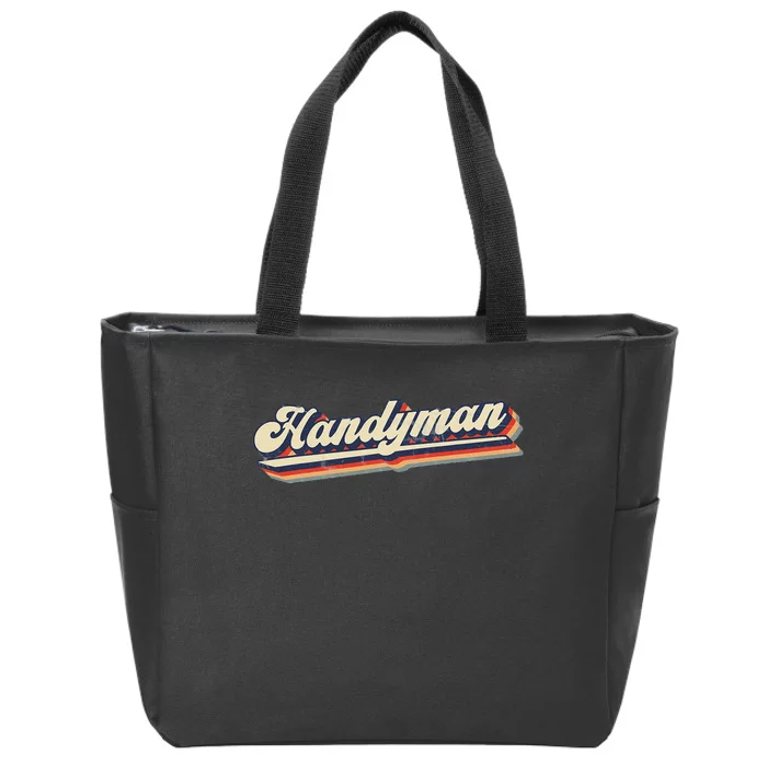 Funny I Fix Things & Handyman Zip Tote Bag