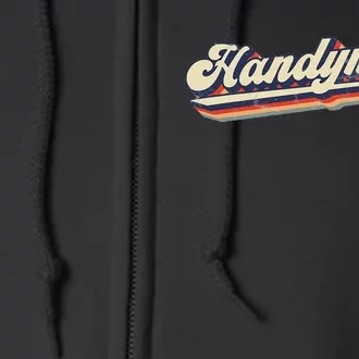 Funny I Fix Things & Handyman Full Zip Hoodie