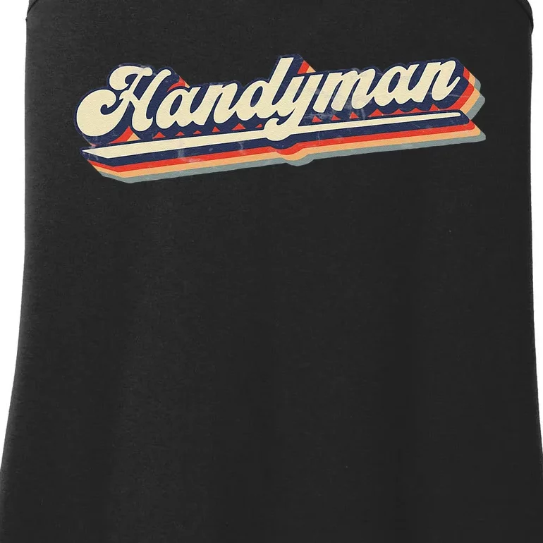 Funny I Fix Things & Handyman Ladies Essential Tank