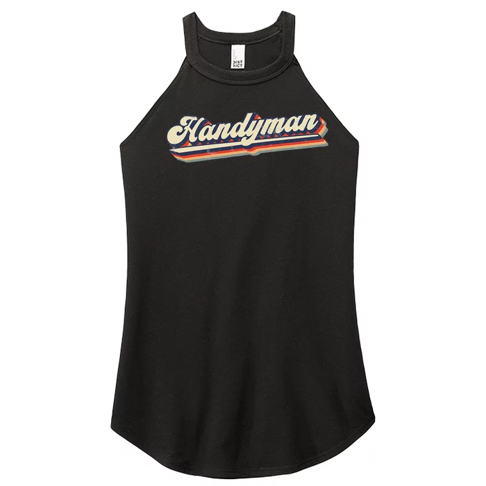 Funny I Fix Things & Handyman Women’s Perfect Tri Rocker Tank