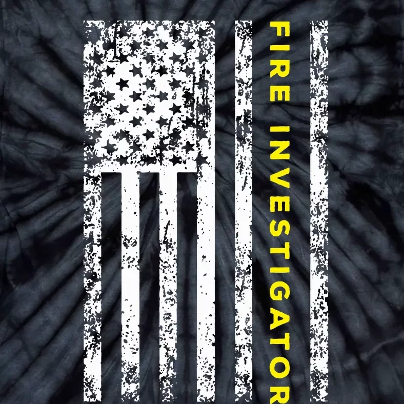 Fire Investigator Tie-Dye T-Shirt