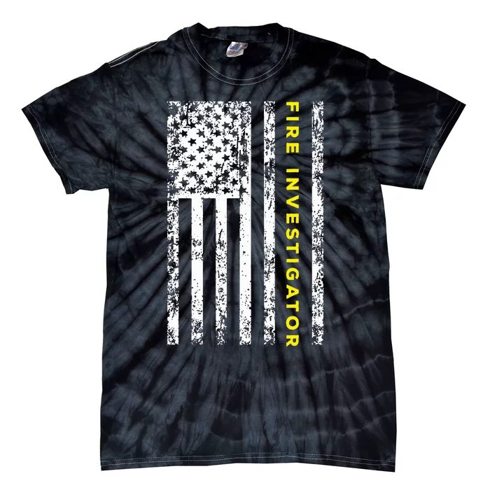 Fire Investigator Tie-Dye T-Shirt