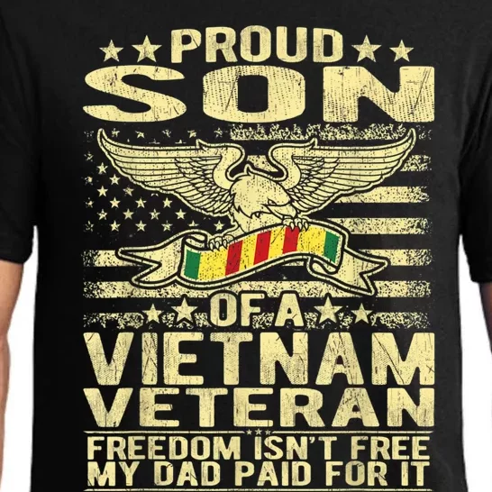 Freedom Isn't Free Proud Son Of A Vietnam Veteran Gift Pajama Set