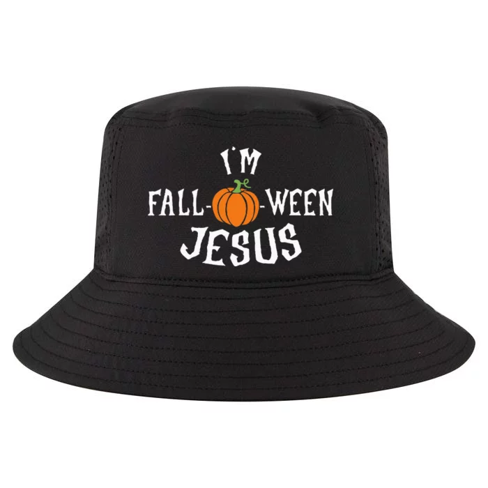 Funny Im Falloween Jesus Halloween Fall Pumpkin Christian Cool Comfort Performance Bucket Hat