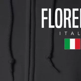 Florence Italy Full Zip Hoodie