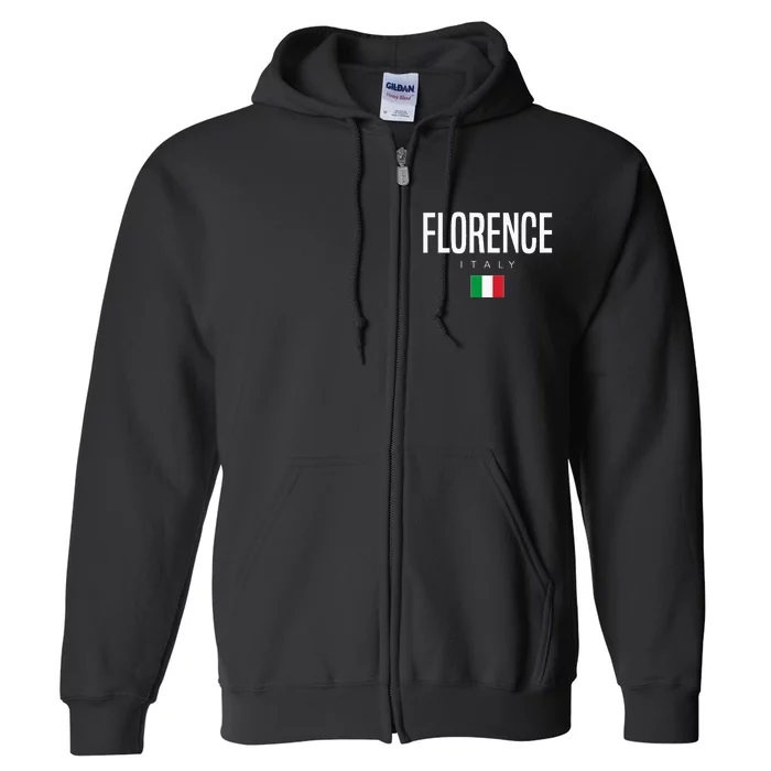 Florence Italy Full Zip Hoodie