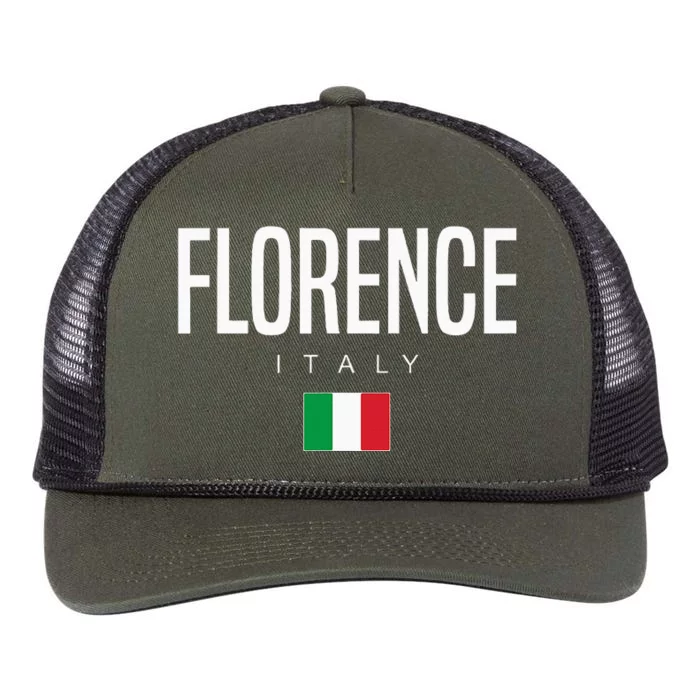 Florence Italy Retro Rope Trucker Hat Cap