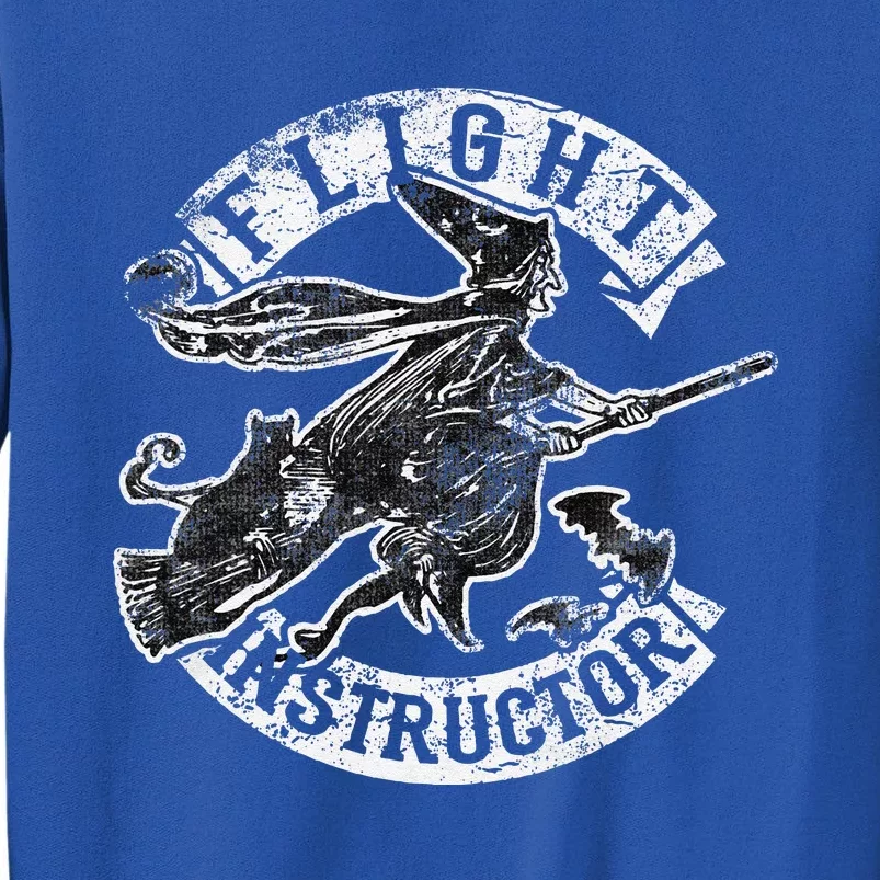 Flight Instructor Funny Halloween Witch Costume Gift Tall Sweatshirt