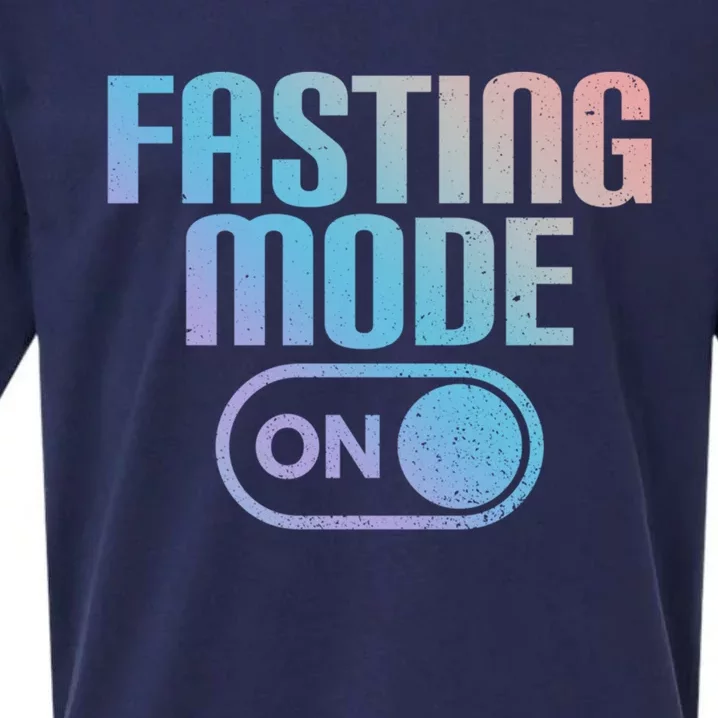 Funny Intermittent Fasting Mode On Fasting Gift Sueded Cloud Jersey T-Shirt