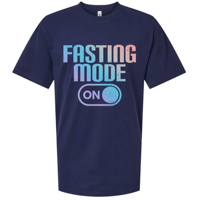 Funny Intermittent Fasting Mode On Fasting Gift Sueded Cloud Jersey T-Shirt