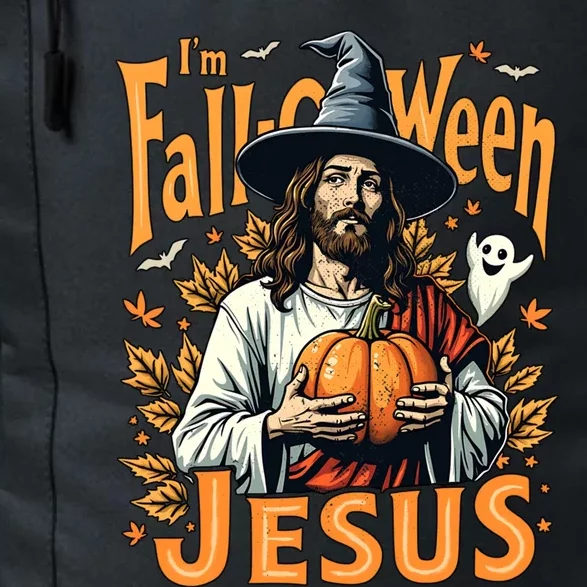 Funny IM Falloween Jesus Christian Halloween Thanksgiving Meaningful Gift Daily Commute Backpack