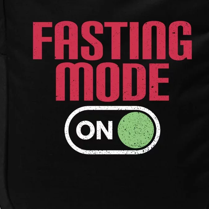 Funny Intermittent Fasting Mode On Fasting Gift Impact Tech Backpack