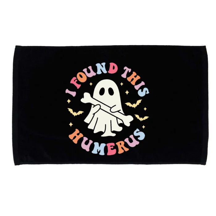 Funny I Found This Humerus Boo Ghost Halloween Microfiber Hand Towel