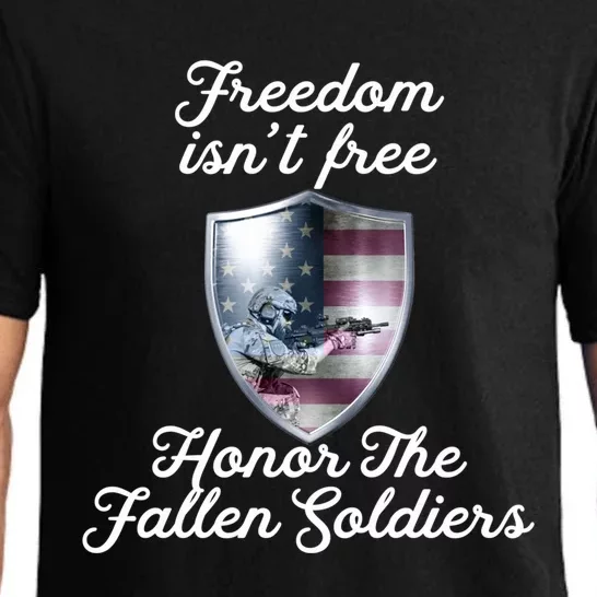 Freedom Isn't Free Honor The Fallen Soldiers Veterans Day Great Gift Pajama Set