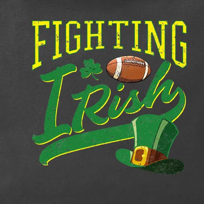 Fighting Irish Football Classic Zip Tote Bag