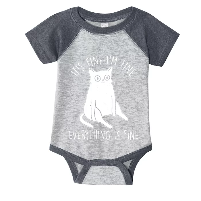 Funny It's Fine I'm Fine Everything Is Fine Infant Baby Jersey Bodysuit