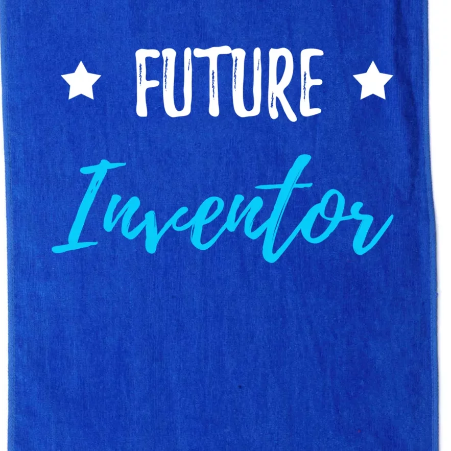 Future Inventor Funny Gift For Smart Students Meaningful Gift Platinum Collection Golf Towel