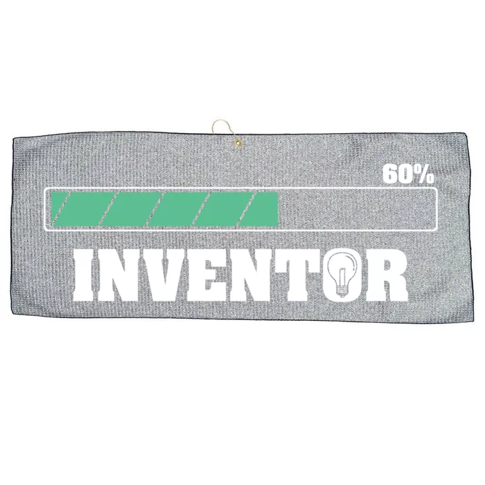 Future Inventor Funny Invention Lover Innovation Technology Great Gift Large Microfiber Waffle Golf Towel