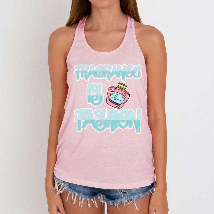 Fragrance Is Fashion Gift Women's Knotted Racerback Tank