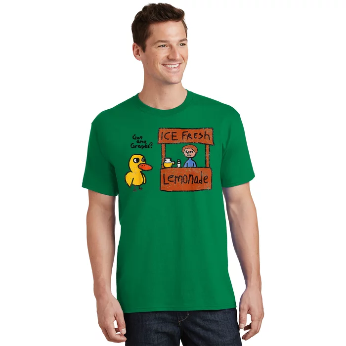 Funny Ice Fresh Lemonade Got Any Grapes Duck T-Shirt