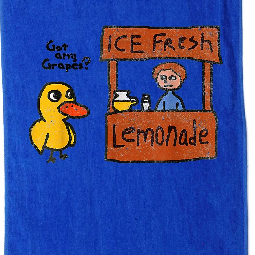 Funny Ice Fresh Lemonade Got Any Grapes Duck Platinum Collection Golf Towel