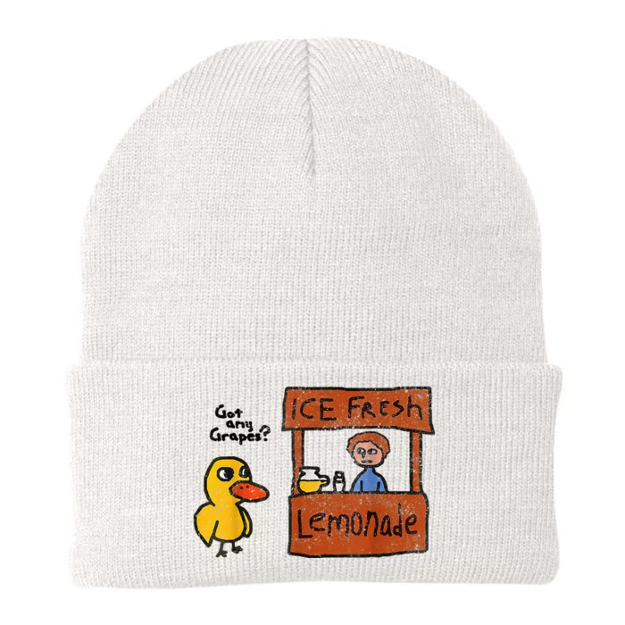 Funny Ice Fresh Lemonade Got Any Grapes Duck Knit Cap Winter Beanie