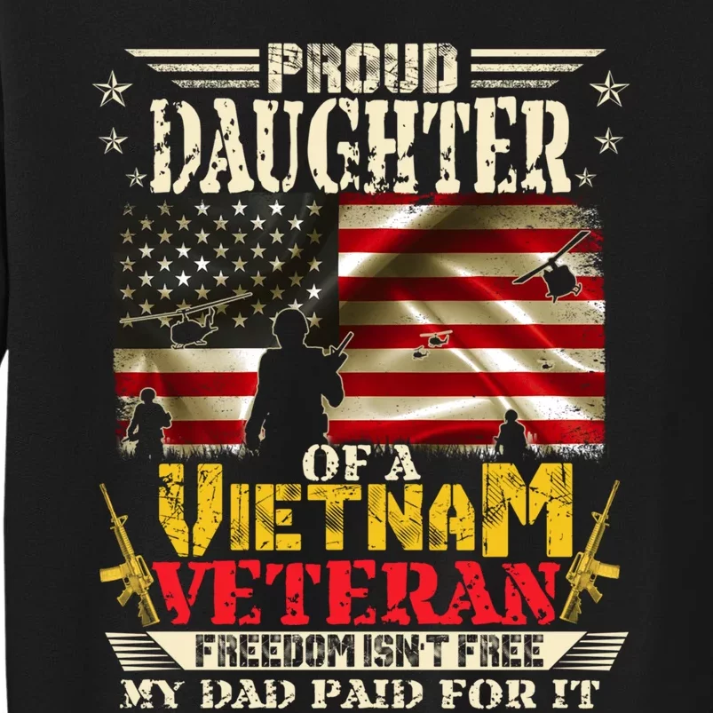 Freedom Isn't Freegiftproud Daughter Of A Vietnam Veteran Dad Meaningful Gift Sweatshirt