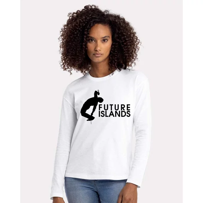 Future Islands Womens Cotton Relaxed Long Sleeve T-Shirt