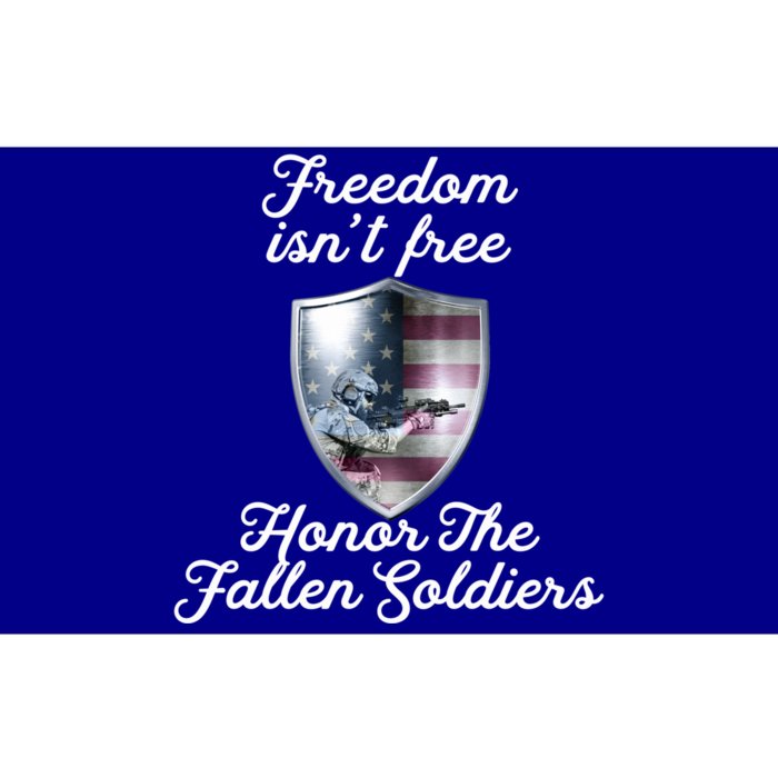 Freedom Isn't Free Honor The Fallen Soldiers Veterans Day Meaningful Gift Bumper Sticker