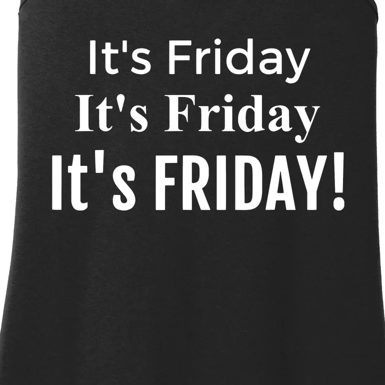 Funny Its Friday Its Friday Fun Friday Ladies Essential Tank