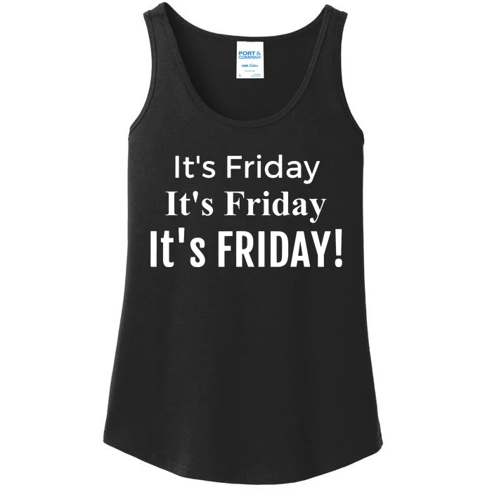 Funny Its Friday Its Friday Fun Friday Ladies Essential Tank