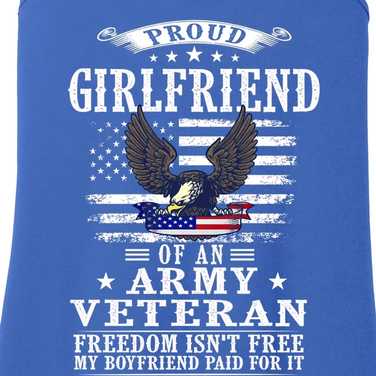 Freedom Isn't Free Proud Friend Of An Army Veteran Gift Ladies Essential Tank