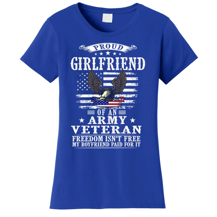 Freedom Isn't Free Proud Friend Of An Army Veteran Gift Women's T-Shirt