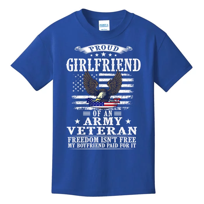 Freedom Isn't Free Proud Friend Of An Army Veteran Gift Kids T-Shirt