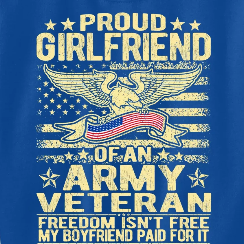 Freedom Isn't Free Proud Friend Of Military Army Veteran Cute Gift Kids Sweatshirt