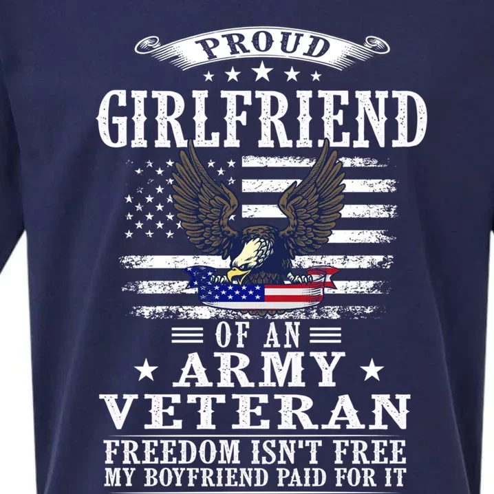 Freedom Isn't Free Proud Friend Of An Army Veteran Gift Sueded Cloud Jersey T-Shirt