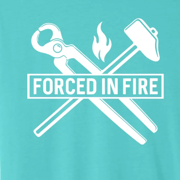 Forged In Fire Knife Funny Blacksmith Gift ChromaSoft Performance T-Shirt