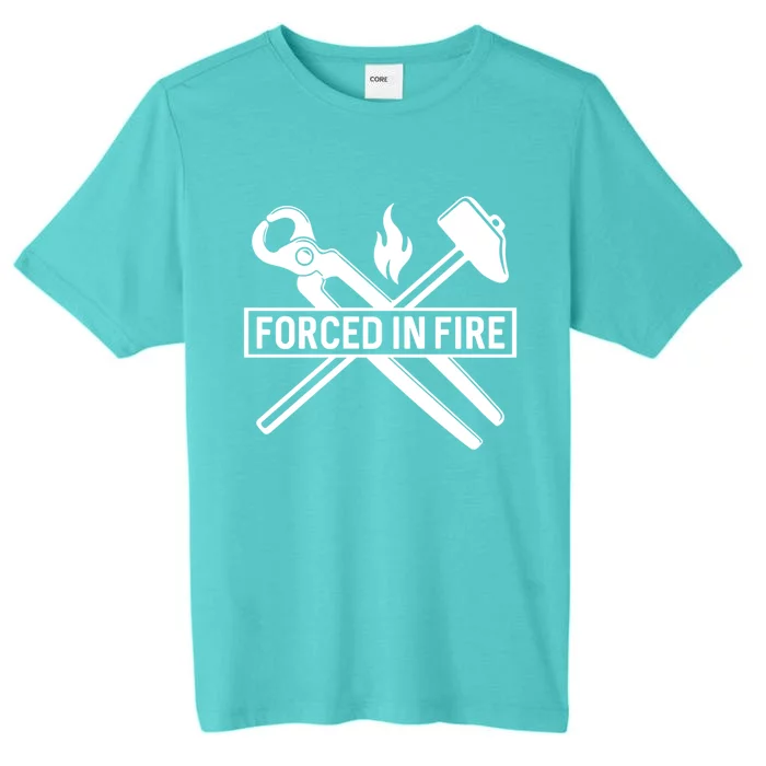 Forged In Fire Knife Funny Blacksmith Gift ChromaSoft Performance T-Shirt