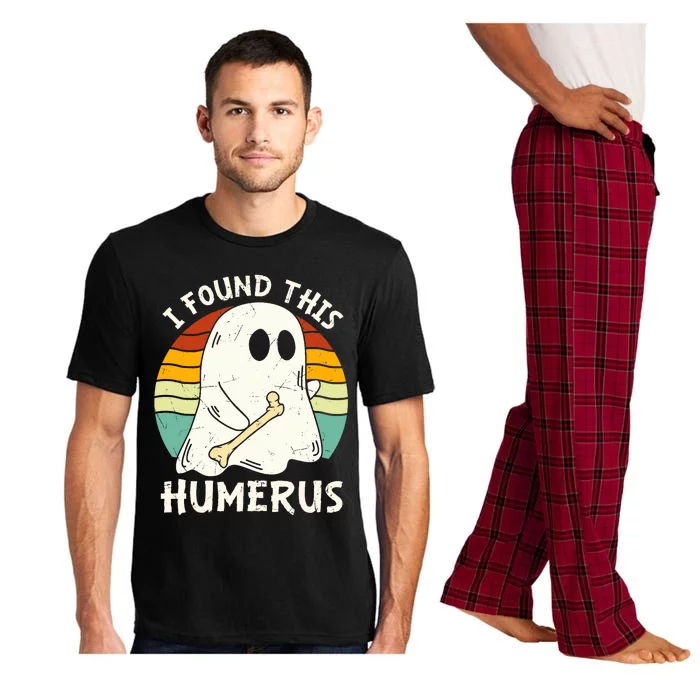 Funny I Found This Humerus Boo Ghost Halloween Costume Pajama Set